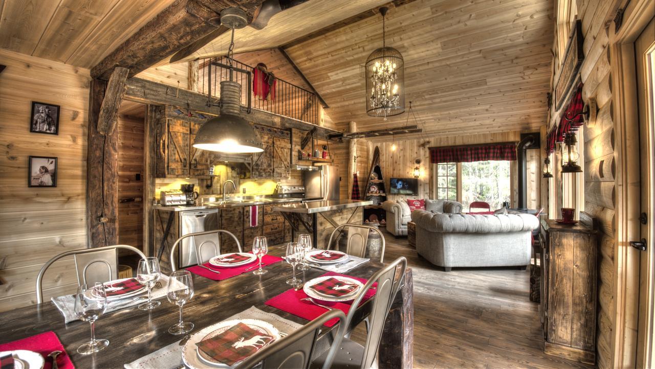 Le Bivouac - Les Chalets Spa Canada 拉马巴耶 外观 照片