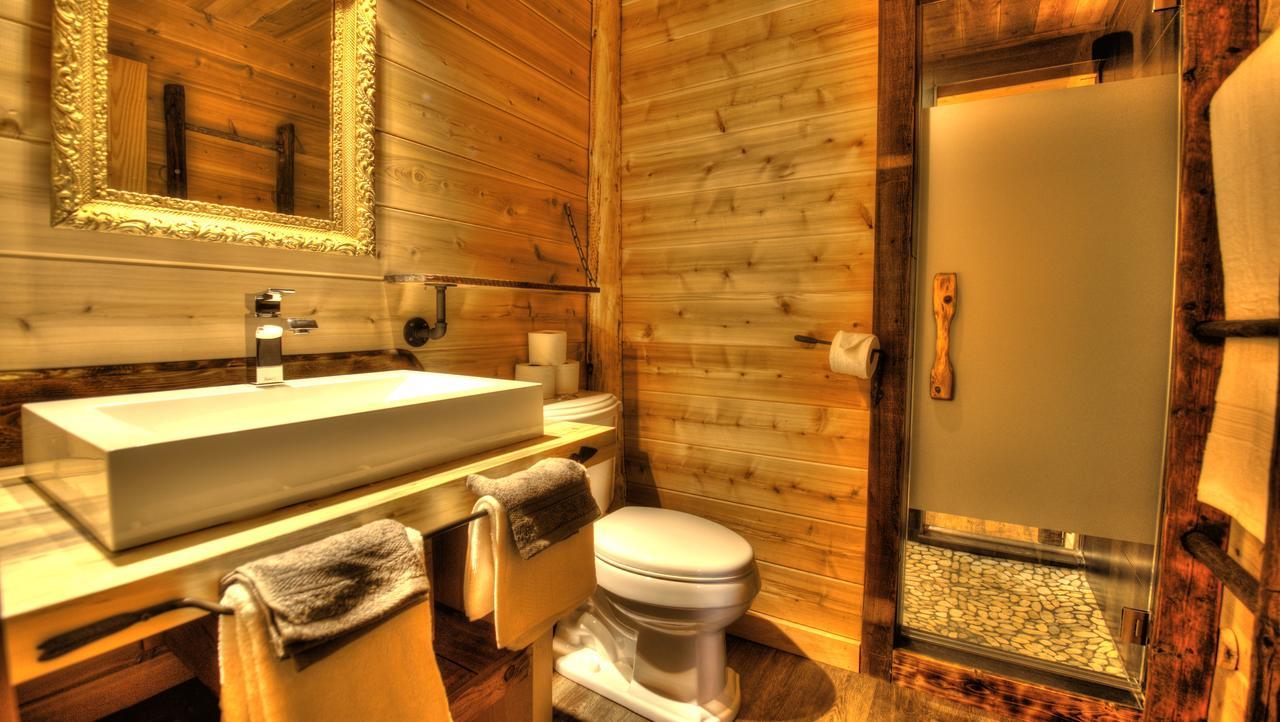 Le Bivouac - Les Chalets Spa Canada 拉马巴耶 外观 照片