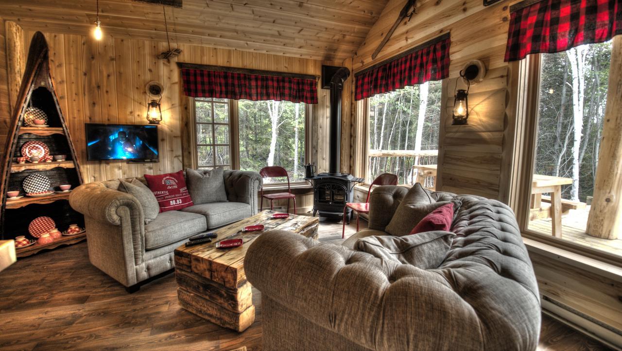 Le Bivouac - Les Chalets Spa Canada 拉马巴耶 外观 照片