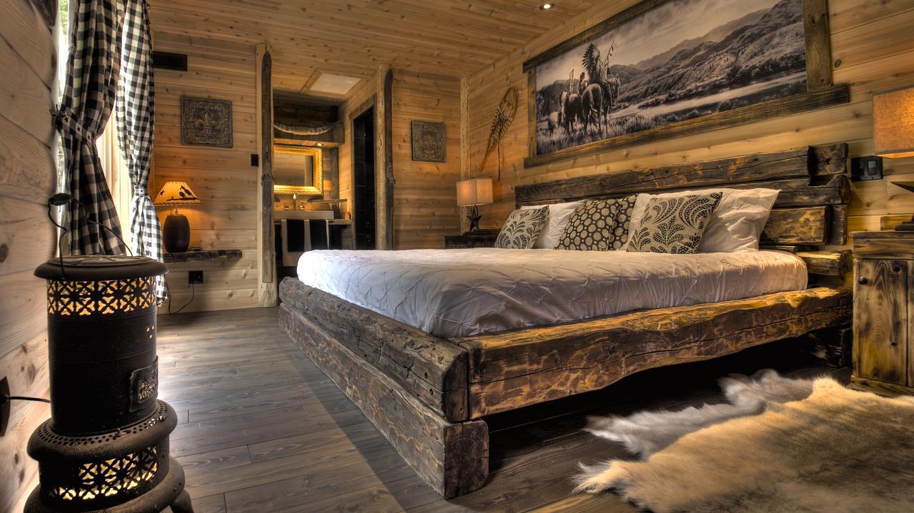 Le Bivouac - Les Chalets Spa Canada 拉马巴耶 外观 照片